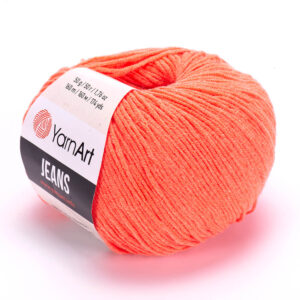 YarnArt jeans 61 оранжевый