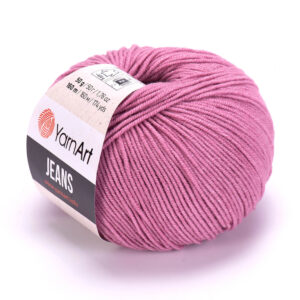 YarnArt jeans 65 пыльная роза