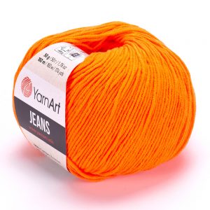 YarnArt jeans 77 апельсин
