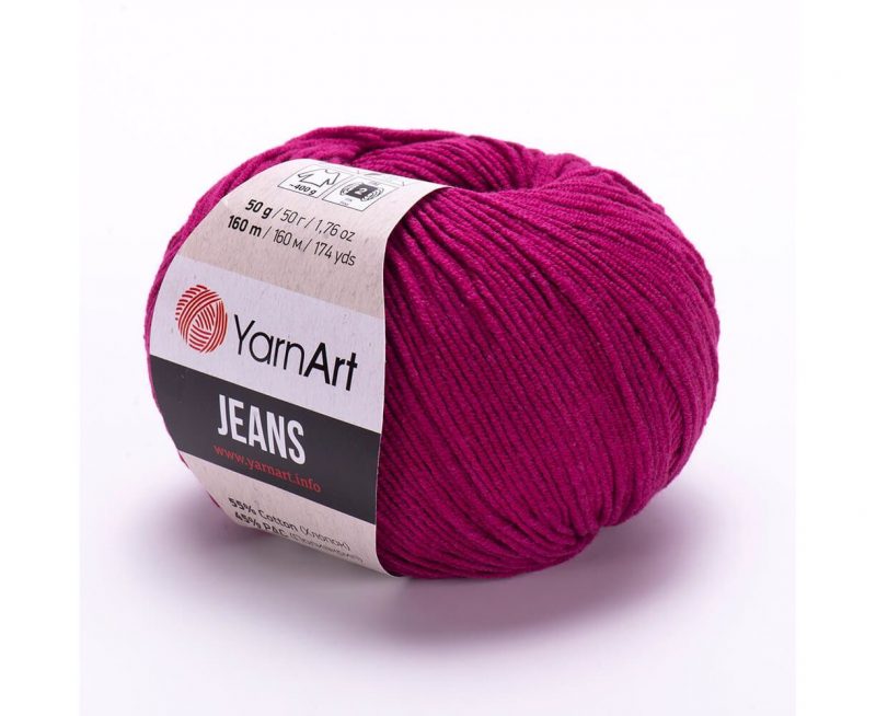YarnArt jeans 91 винный