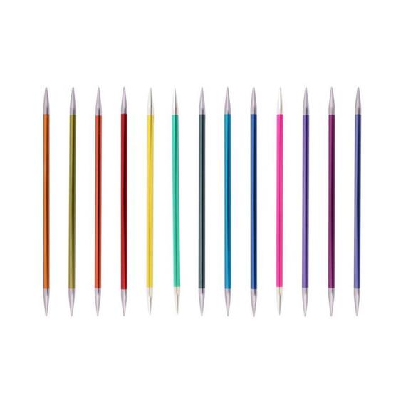 Спицы чулочные «Zing» 15см, KnitPro, цветные